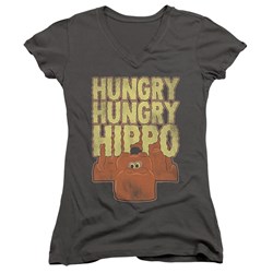 Hungry Hungry Hippos - Juniors Hungry Hungry Hippo V-Neck T-Shirt