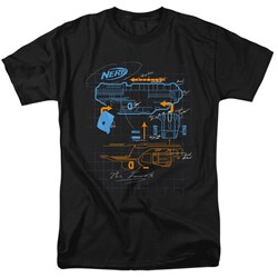Nerf - Mens Deconstructed Nerf Gun T-Shirt