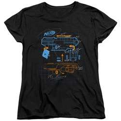 Nerf - Womens Deconstructed Nerf Gun T-Shirt