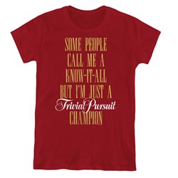 Trivial Pursuit - Womens Know It All T-Shirt