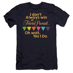 Trivial Pursuit - Mens I Always Win Premium Slim Fit T-Shirt