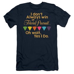 Trivial Pursuit - Mens I Always Win Slim Fit T-Shirt