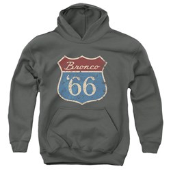 Ford Bronco - Youth Route 66 Bronco Pullover Hoodie