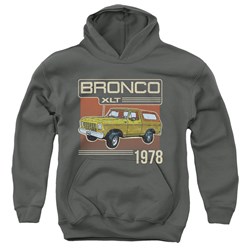 Ford Bronco - Youth Bronco 1978 Pullover Hoodie