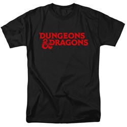 Dungeons And Dragons - Mens Type Logo T-Shirt