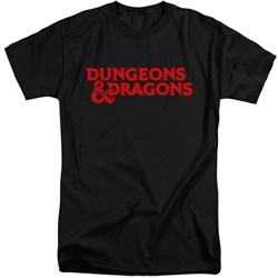 Dungeons And Dragons - Mens Type Logo Tall T-Shirt
