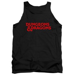 Dungeons And Dragons - Mens Type Logo Tank Top