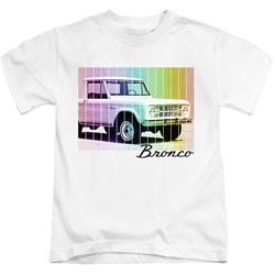 Ford Bronco - Youth Retro Rainbow T-Shirt