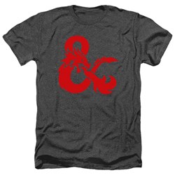 Dungeons And Dragons - Mens Ampersand Logo Heather T-Shirt