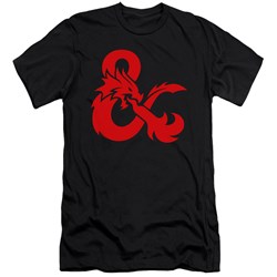 Dungeons And Dragons - Mens Ampersand Logo Premium Slim Fit T-Shirt