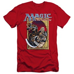 Magic The Gathering - Mens Fifth Edition Deck Art Premium Slim Fit T-Shirt
