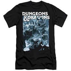Dungeons And Dragons - Mens Tarrasque Premium Slim Fit T-Shirt