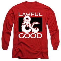 Dungeons And Dragons - Mens Lawful Good Long Sleeve T-Shirt