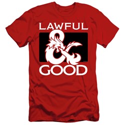 Dungeons And Dragons - Mens Lawful Good Slim Fit T-Shirt