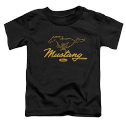 Ford Mustang - Toddlers Pony Script T-Shirt