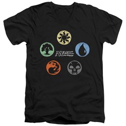 Magic The Gathering - Mens 5 Colors V-Neck T-Shirt