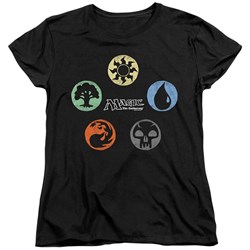 Magic The Gathering - Womens 5 Colors T-Shirt