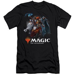 Magic The Gathering - Mens Planeswalkers Premium Slim Fit T-Shirt