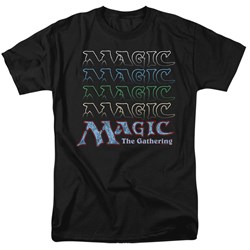 Magic The Gathering - Mens Retro Logo Repeat T-Shirt