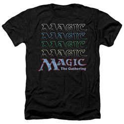 Magic The Gathering - Mens Retro Logo Repeat Heather T-Shirt