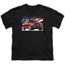 Ford Trucks - Youth F 150 Flag T-Shirt