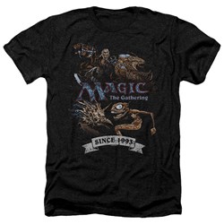 Magic The Gathering - Mens Four Pack Retro Heather T-Shirt