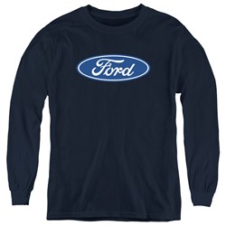 Ford - Youth Dimensional Logo Long Sleeve T-Shirt