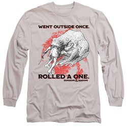 Dungeons And Dragons - Mens Rolled A One Long Sleeve T-Shirt