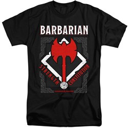 Dungeons And Dragons - Mens Barbarian Tall T-Shirt