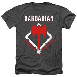 Dungeons And Dragons - Mens Barbarian Heather T-Shirt
