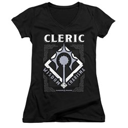 Dungeons And Dragons - Juniors Cleric V-Neck T-Shirt