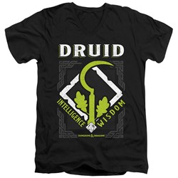 Dungeons And Dragons - Mens Druid V-Neck T-Shirt