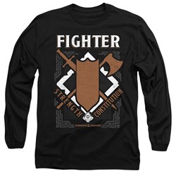 Dungeons And Dragons - Mens Fighter Long Sleeve T-Shirt