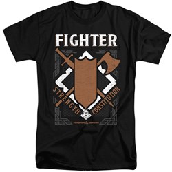 Dungeons And Dragons - Mens Fighter Tall T-Shirt