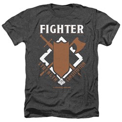Dungeons And Dragons - Mens Fighter Heather T-Shirt