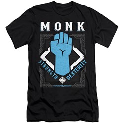 Dungeons And Dragons - Mens Monk Premium Slim Fit T-Shirt