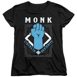 Dungeons And Dragons - Womens Monk T-Shirt