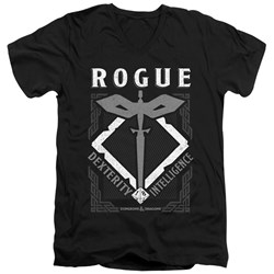 Dungeons And Dragons - Mens Rogue V-Neck T-Shirt