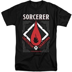 Dungeons And Dragons - Mens Sorcerer Tall T-Shirt