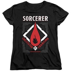 Dungeons And Dragons - Womens Sorcerer T-Shirt