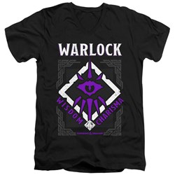 Dungeons And Dragons - Mens Warlock V-Neck T-Shirt