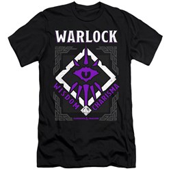 Dungeons And Dragons - Mens Warlock Premium Slim Fit T-Shirt
