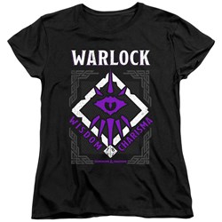 Dungeons And Dragons - Womens Warlock T-Shirt