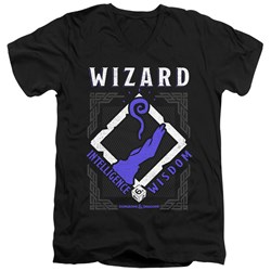 Dungeons And Dragons - Mens Wizard V-Neck T-Shirt