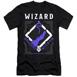 Dungeons And Dragons - Mens Wizard Premium Slim Fit T-Shirt