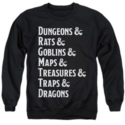 Dungeons And Dragons - Mens Dungeon List Sweater