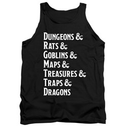 Dungeons And Dragons - Mens Dungeon List Tank Top