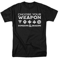 Dungeons And Dragons - Mens Choose Your Weapon T-Shirt
