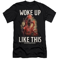 Dungeons And Dragons - Mens Woke Like This Premium Slim Fit T-Shirt