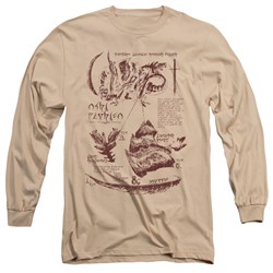 Dungeons And Dragons - Mens Rush Monster Anatomy Chart Long Sleeve T-Shirt